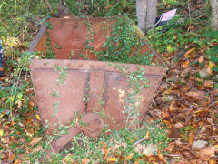 
Aerial ropeway bucket No 33, Celynen South Colliery, Abercarn, October 2009